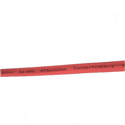 Phelps Dodge THHN AWG 8 Stranded Red wire for electrical wiring and connections