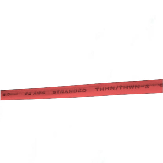 Phelps Dodge THHN AWG 8 Stranded Red wire for electrical wiring and connections
