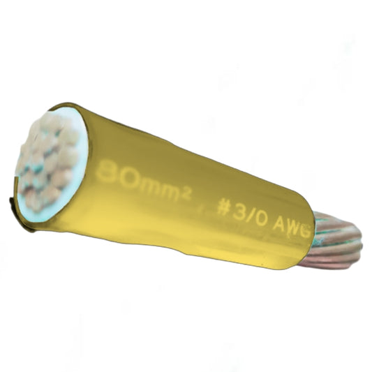 Phelps Dodge THHN wire 80mm stranded yellow for electrical applications with high durability
