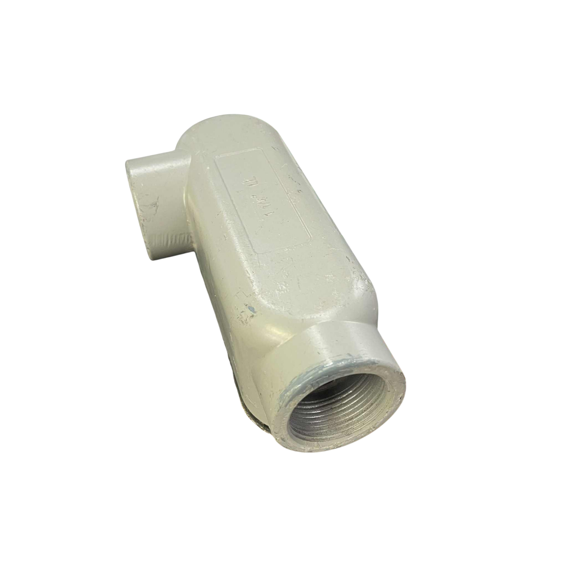 Threaded LL conduit body made of durable metal for efficient electrical wiring solutions