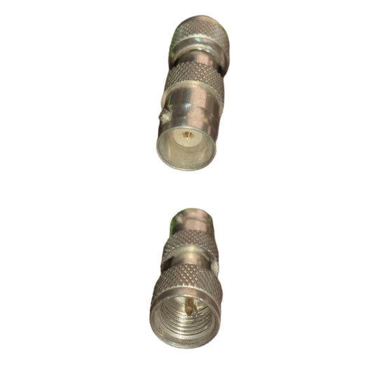 Local brand TNC Male to BNC Female Adaptor with metal construction for cable connections