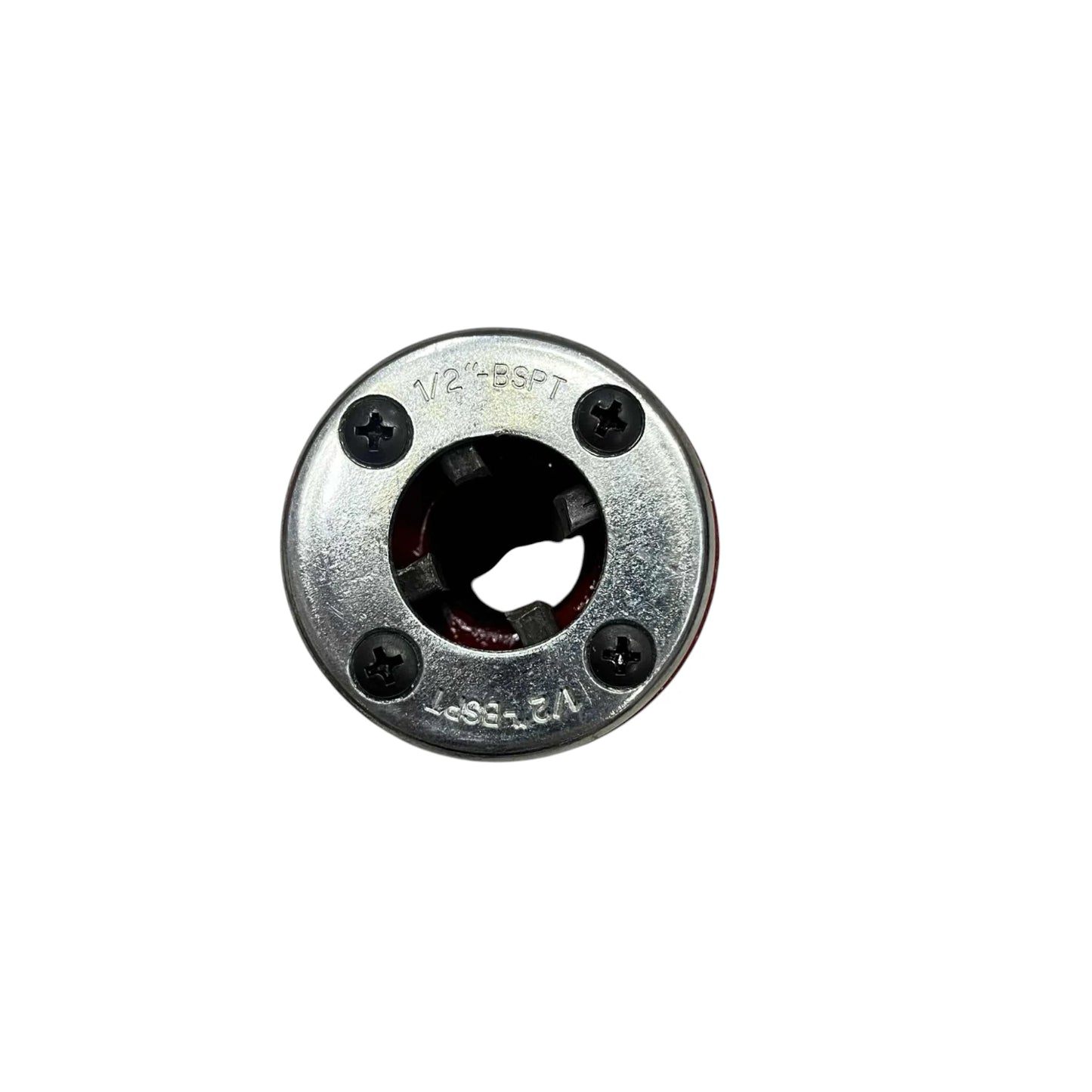 ratchet pipe threader set metal 1 2 BSPT round die head with screws for pipe threading and repair