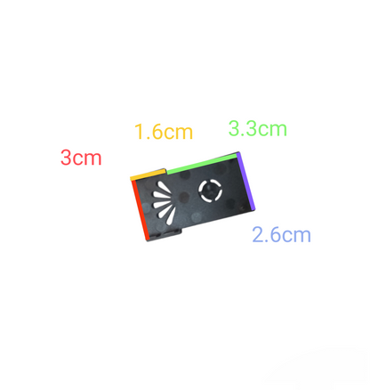 ILLUMIQ TERRA black Track Light End Plug Cover with dimensions for lighting installation accessories