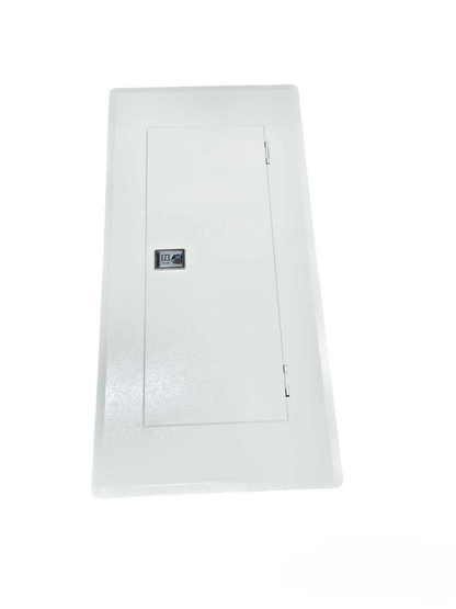 Himel 100A 3 phase panel board white metal distribution panel with hinged door and latch