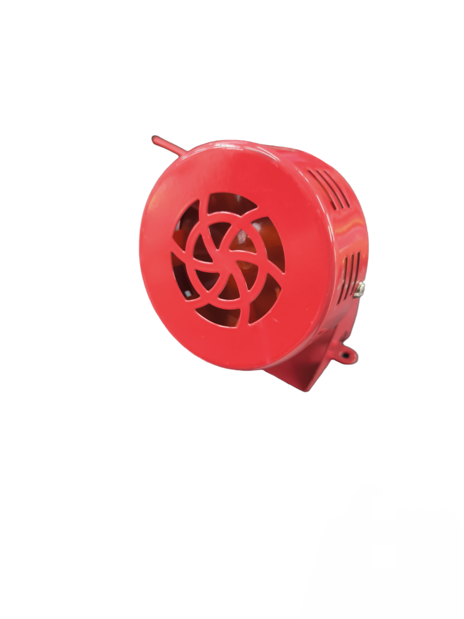 Auspicious red 24V emergency alarm siren for door chimes and bells with compact design