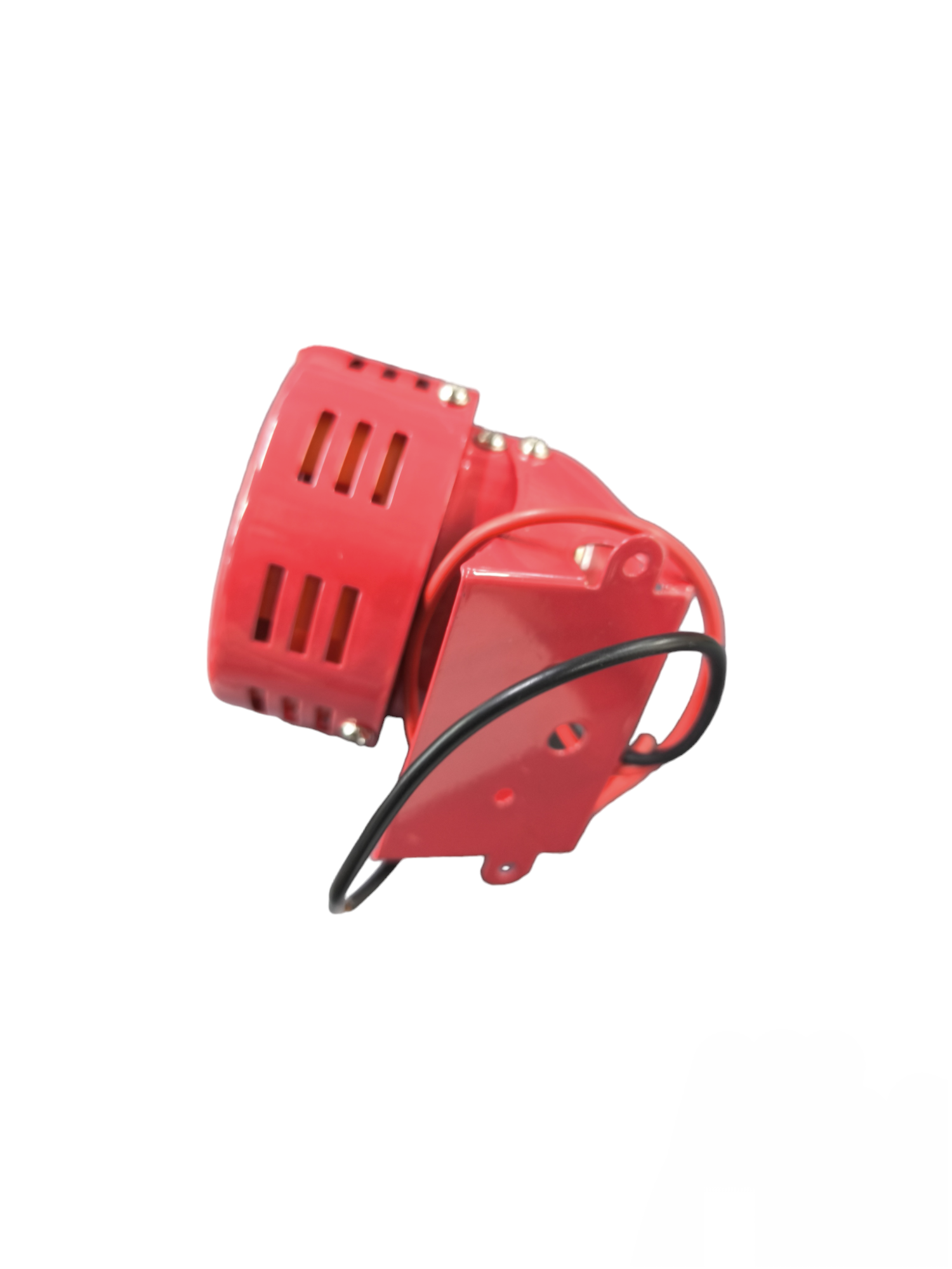 Auspicious red 24V emergency alarm siren for door chimes and bells with black wiring