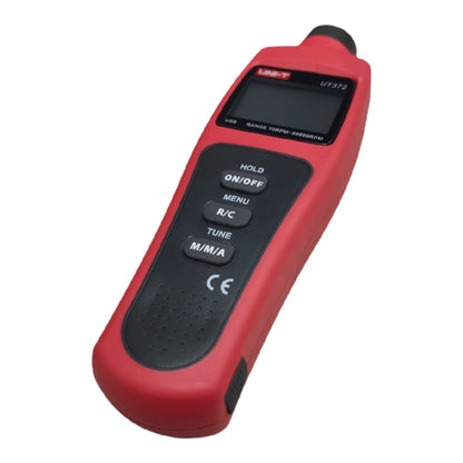 UNI-T Non Contact Tachometer UT372 with LCD display and user-friendly buttons for accurate RPM measurement