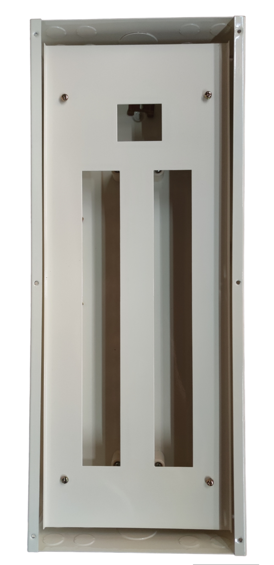 Royu & Koten 2 pole miniature circuit breaker panel with metal casing and mounting holes