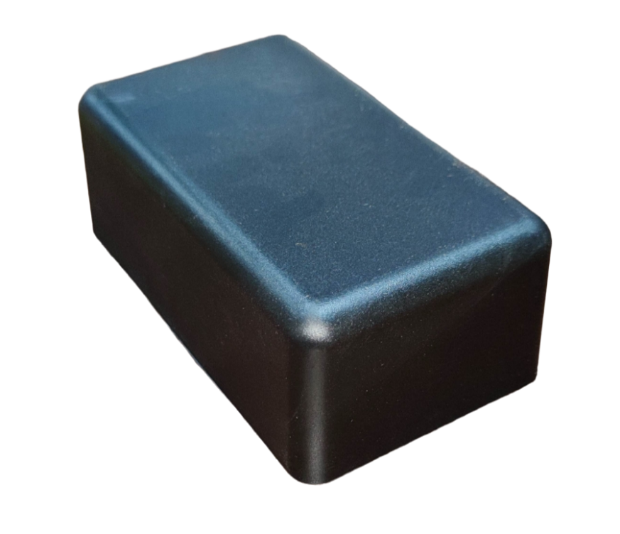 Electx Electrical Supply black project enclosure box for electronics 128mm x 75mm x 48mm DIY Plastic Box