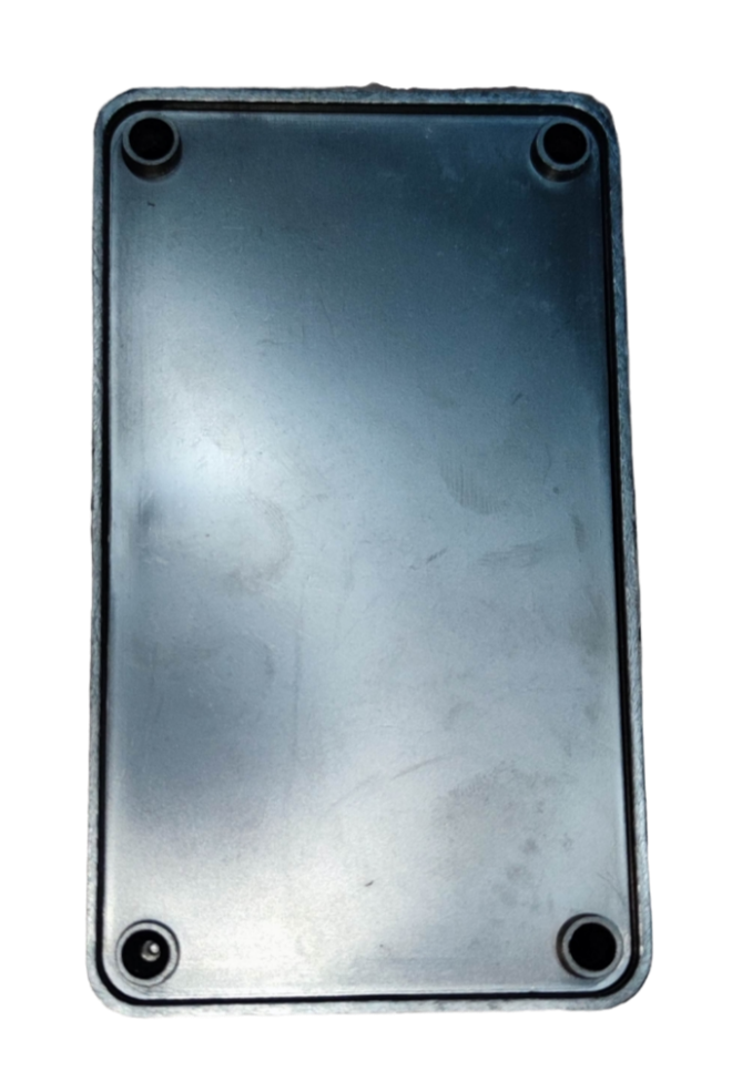 Electx Electrical Supply 128mm x 75mm x 48mm DIY Plastic Box black rectangular enclosure with four screw bosses