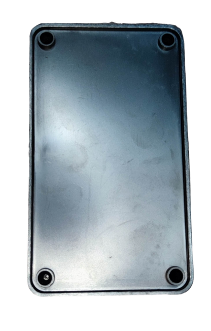 Electx Electrical Supply 128mm x 75mm x 48mm DIY Plastic Box black rectangular enclosure with four corner screw bosses