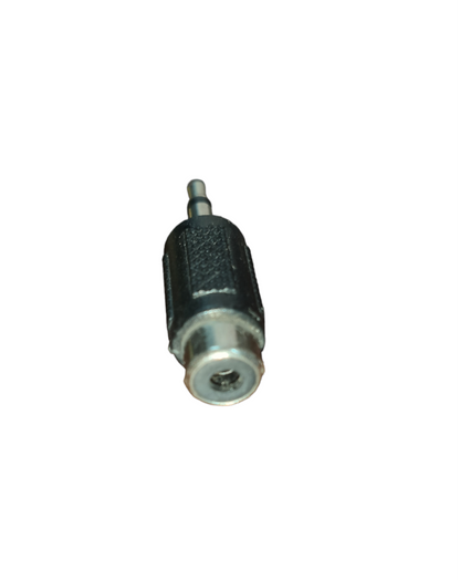 Black Mono Plug to RCA Jack Adaptor for microphone accessories converting 3.5mm mono plug to female RCA jack