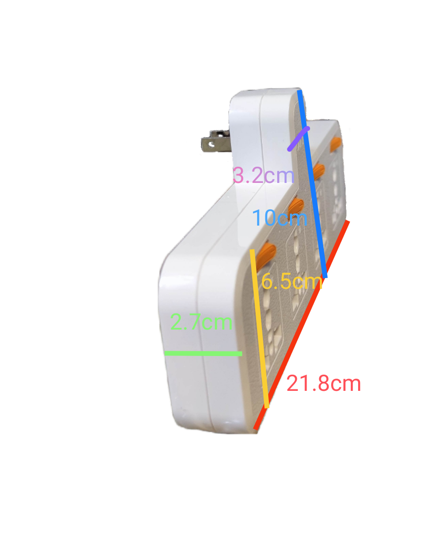 Omni 4 gang universal outlet 10A 250V power strip with multiple sockets for versatile electrical needs