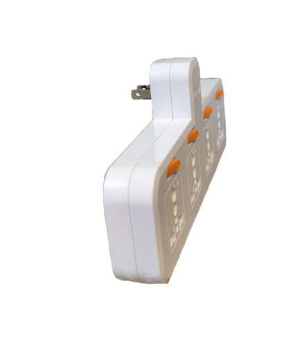 Omni 4 gang universal outlet 10A 250V power strip with four outlets for versatile power solutions
