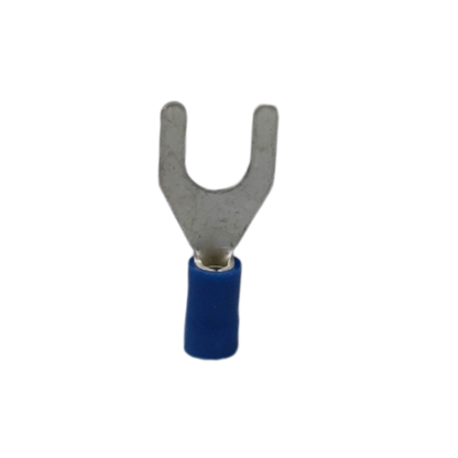 Lugs Y Type Blue Insulation 3.5mm crimp fork terminal connector for electrical wiring single wire