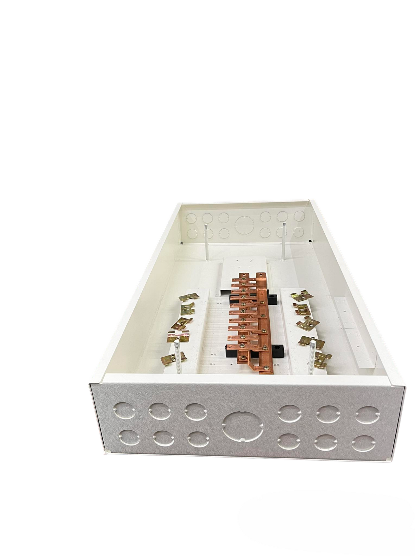 Koten 10 Branches 2 Pole Bolt on PB250SP electrical circuitry part with metal connectors in white housing