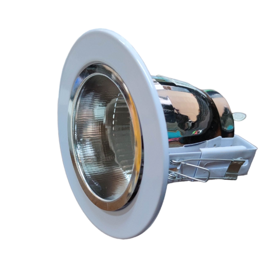 Biglite 3 inch downlight fixture E27 white recessed ceiling light with reflective interior