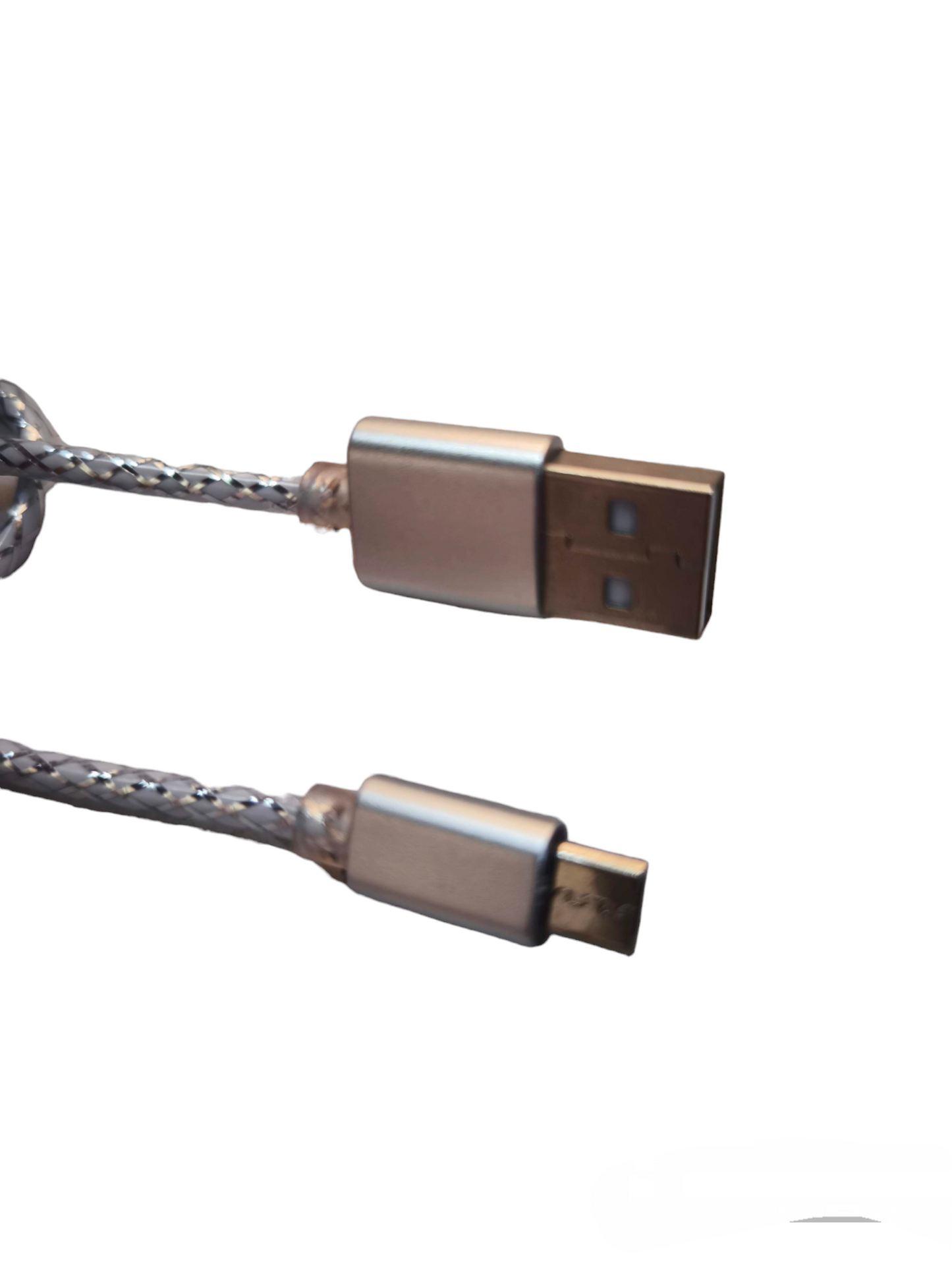 30cm micro USB charging cable with braided design and USB to micro USB connectors from China