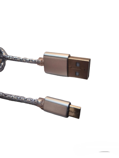 30cm micro USB charging cable with braided design and USB to micro USB connectors from China