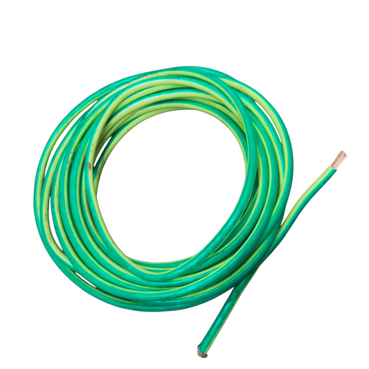 Grippes 35mm Grounding Cable green and yellow insulated wire coil for electrical grounding