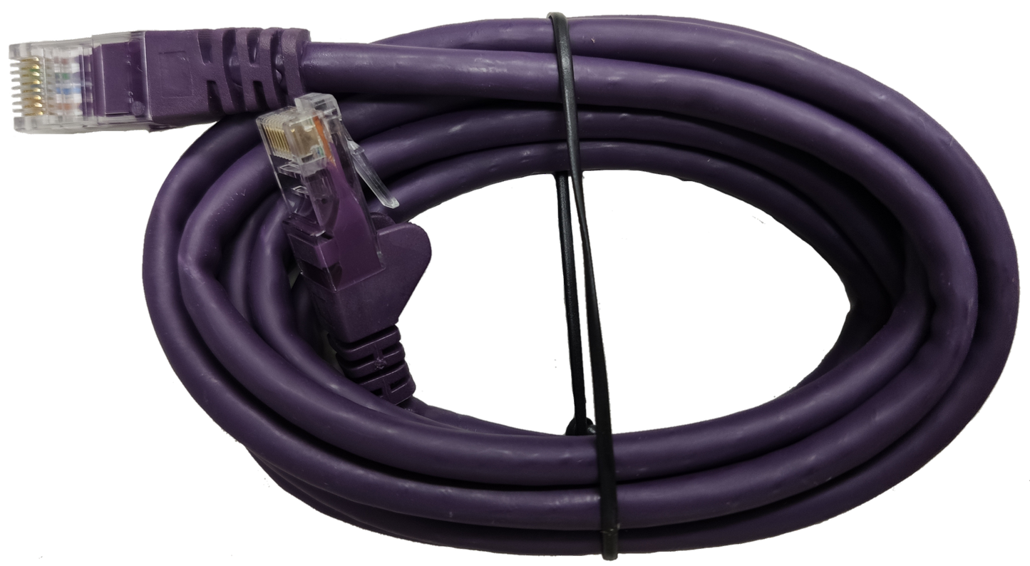 Grippes CAT6 UTP Patch Cable 1.5 Meters purple network Ethernet cable with RJ45 connectors