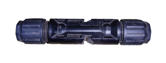 ZwitseRise MC4 Connector 1x1 IP67 electrical circuitry part with black waterproof design