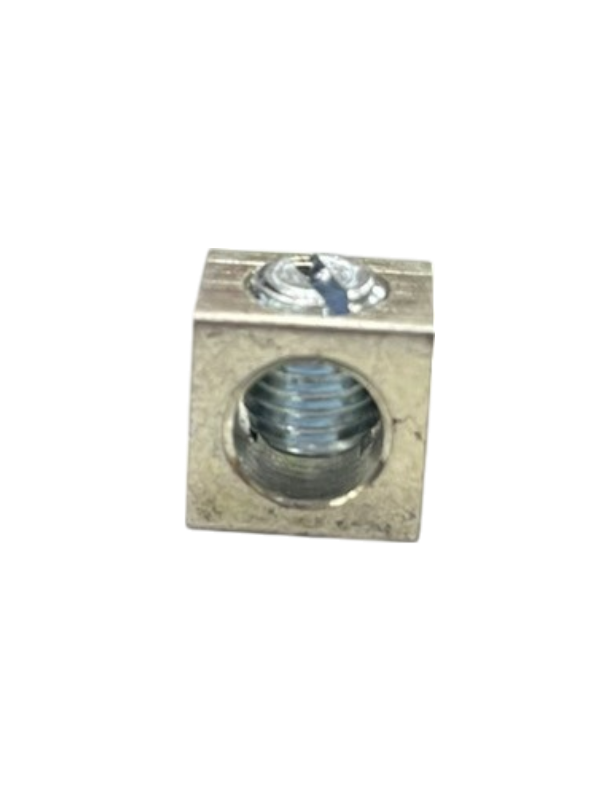 Electx Electrical Supply Mechanical Lugs 1 Hole 14mm AWG 6 square metal lug with screw and threaded hole