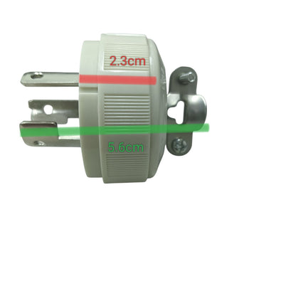 Panasonic 20A Twist Lock Plug 2P+E (3P) 250V (ML-3) WF6320, Twistlock Plug 20A 2P+E