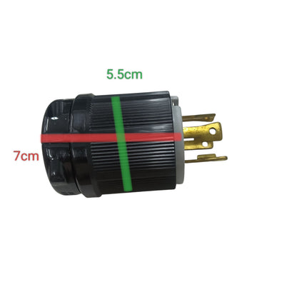 Grippes 30A Twist Lock Plug 3P+E (4P) 250V (NEMA L15) BL1530P, Twistlock Plug 30A 3P+E (4P)