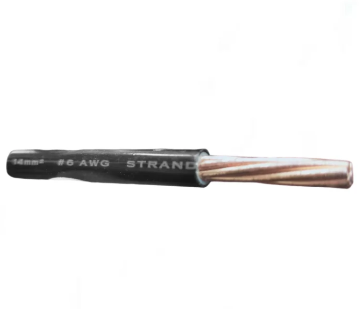 Duraflex 14mm THHN AWG 6/7 THWN Black- Per Meter