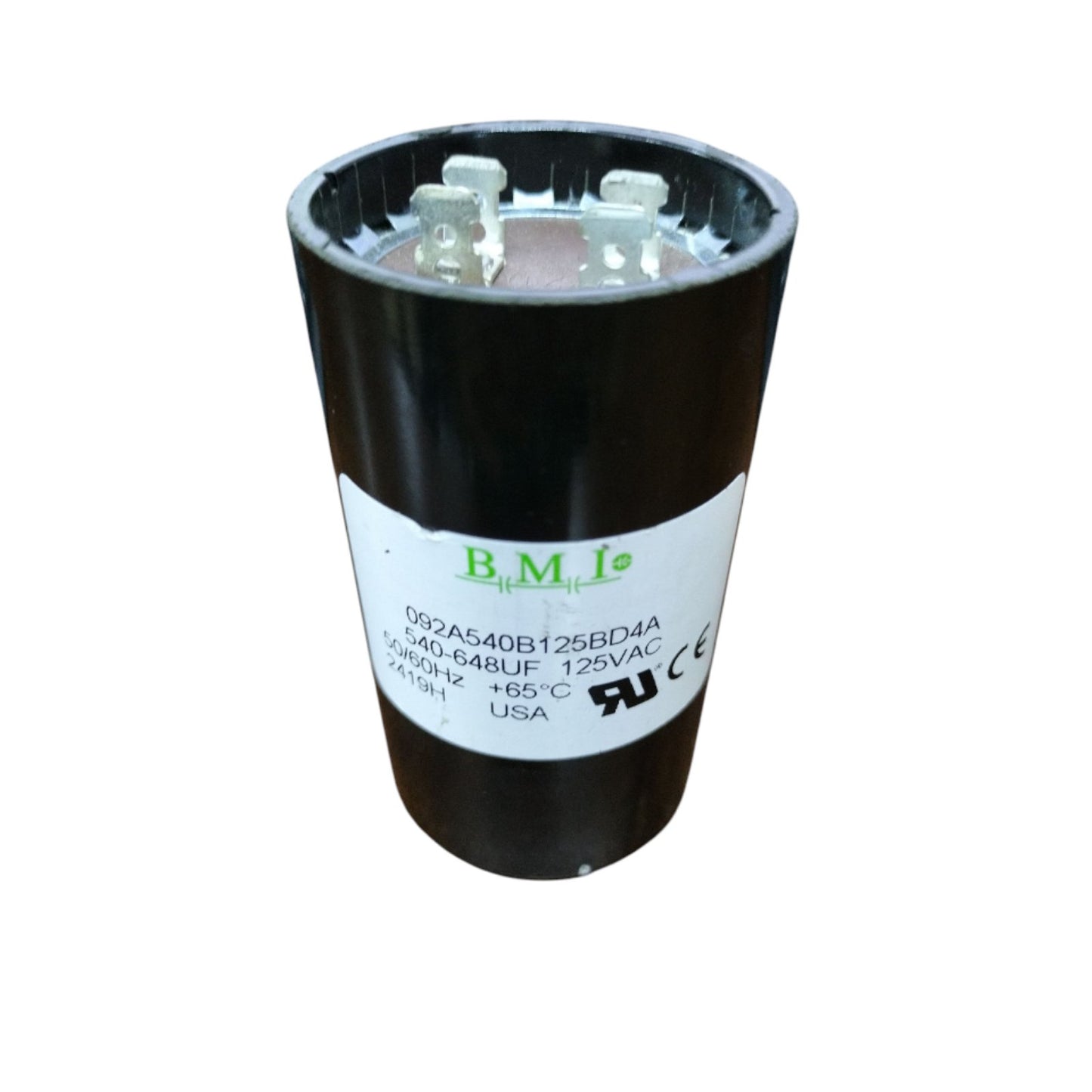 BMI Motor Capacitor 540-648UF 125V AC, Starting Capacitor 540-648uF 125V