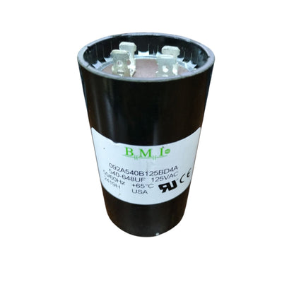 BMI Motor Capacitor 540-648UF 125V AC, Starting Capacitor 540-648uF 125V