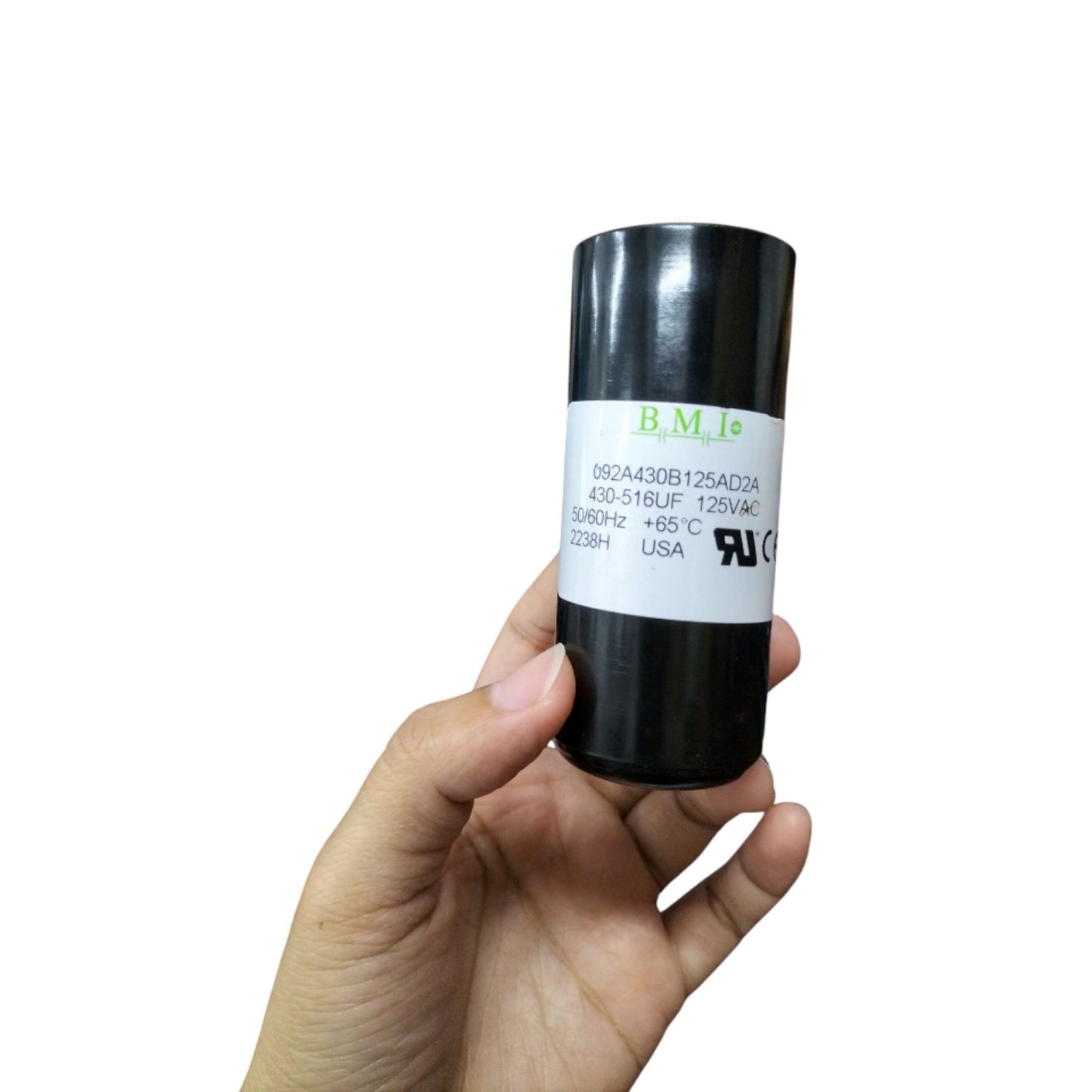 BMI Motor Starting Capacitor 430-516UF 125V AC, Capacitor 430-516MFD 125V