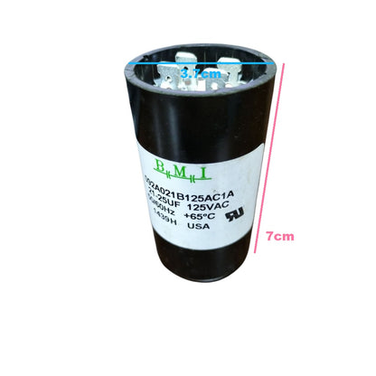 BMI Motor Starting Capacitor 21-25MFD 125V AC, Capacitor 21-25uF 125V
