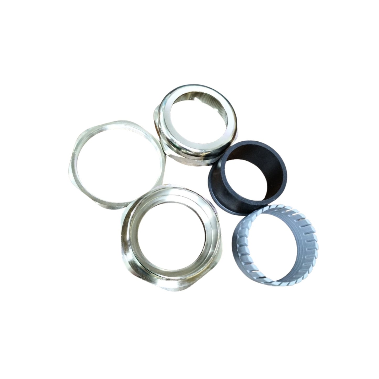 McGill Stailess Steel Cable Gland 37-44mm, M63 M Series Nickel Brass Plated