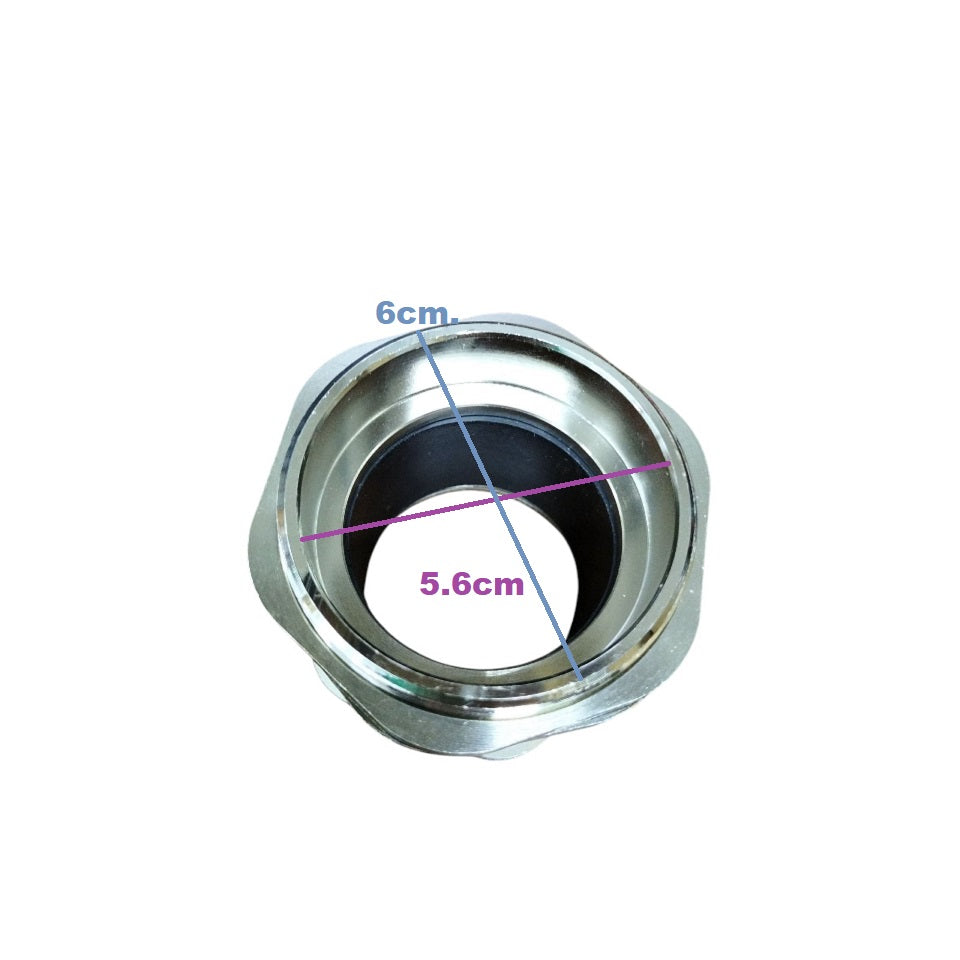 McGill Stailess Steel Cable Gland 37-44mm, M63 M Series Nickel Brass Plated