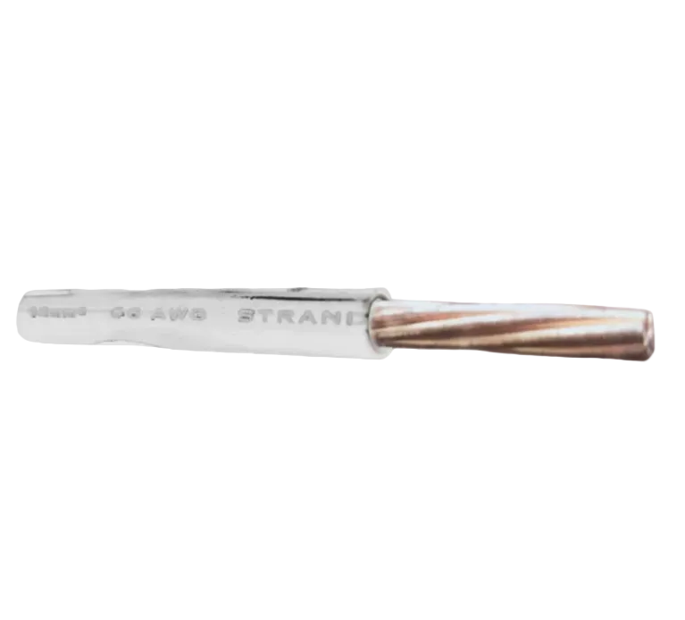 Duraflex 14mm THHN Wire AWG 6/7 THWN White- Per Meter