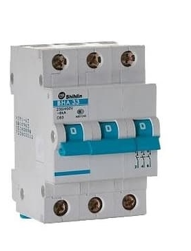 Shihlin Miniature Circuit Breaker 32A 3 Pole MCB 6 Kaic 230V BHA33C-32A