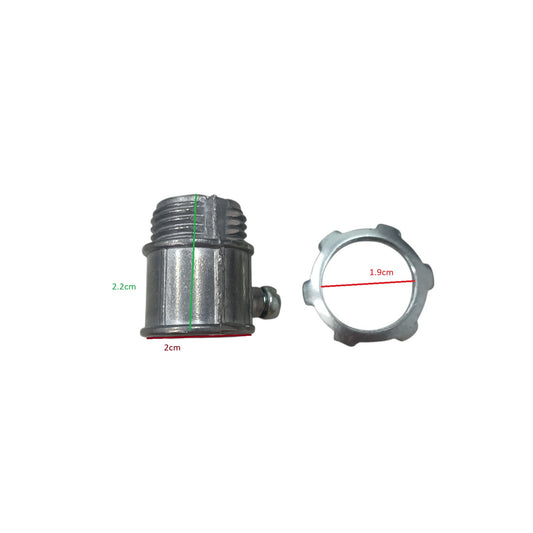EMT Connector or EMT Adaptor with lock Nut 1/2