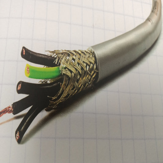 Helukabel  Shielded Control Cable 2.5mm 10G or 10 Cores  1 Meter