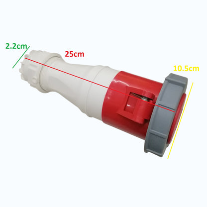 Grippes 63A 3P+N+E 250V-415V Industrial Outlet Connector Type , Industrial Coupler Female Connector IP67 Weatherproof