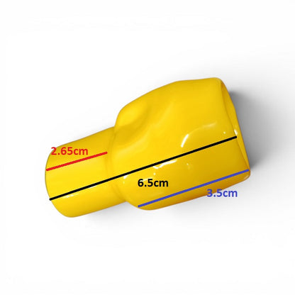 Vinyl Wire End Cap, Cable Marker (Max. Service Temp: of 80 Degree Celcius), 250mm (Yellow)