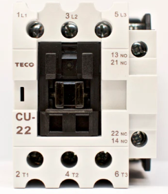 Teco  Magnetic Contactor 40a 3 Pole 110 Volts CU-22