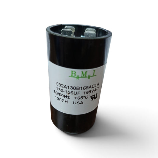 BMI Motor Starting Capacitor BMI 130-156UF 165V, Capacitor 130-156MFD 165V