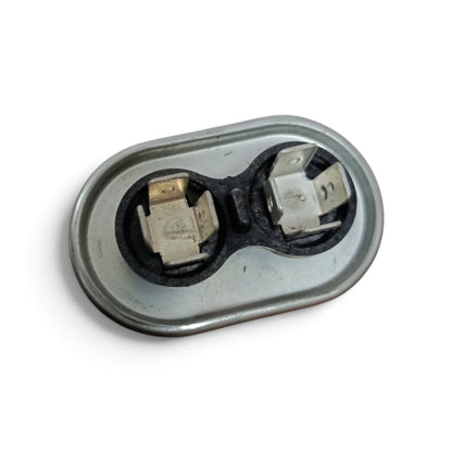 Oil-Filled Metallized Polypropylene Film Running Capacitor 6uf 370V AC 50/60Hz Aluminum Can, With Resin-Sealed Terminals