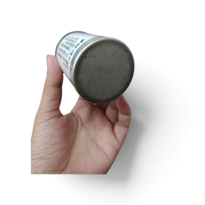 Oil-Filled Metallized Polypropylene Film Running Capacitor 12.5uf 370V AC 50/60Hz Aluminum Can, With Resin-Sealed Terminals