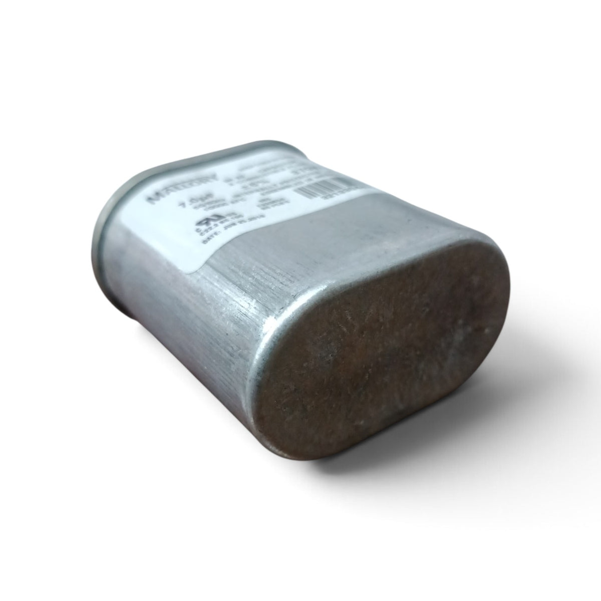 Oil-Filled Metallized Polypropylene Film Running Capacitor 7uf 370V AC 50/60Hz Aluminum Can, With Resin-Sealed Terminals