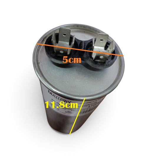 Motor Running Capacitor 80MFD 370V AC, 80uf