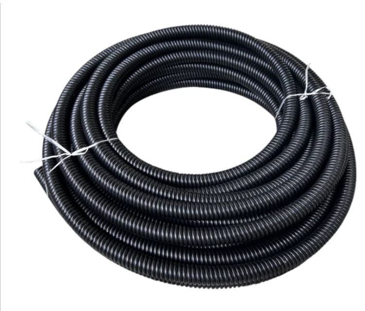 Diamond 3/4 Inches HDPE Pipe High Density Polyethylene 25mm PVC Flexible Hose Black Electrical Flexible Conduit for Outdoor 100M / Roll