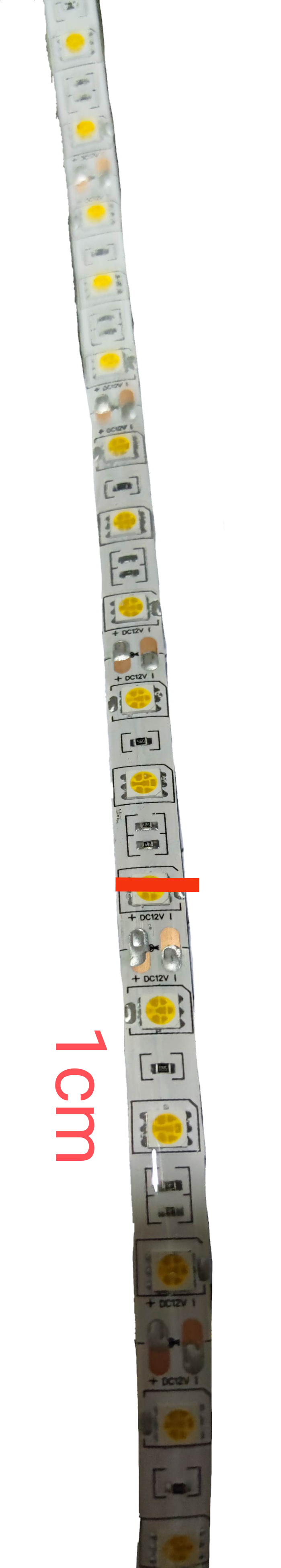 Flexible warm white 3000K LED tape light 12V showcasing bright, energy-efficient lighting options